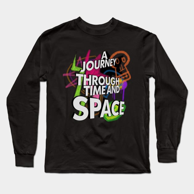 Journey through time and space Long Sleeve T-Shirt by KateBlubird